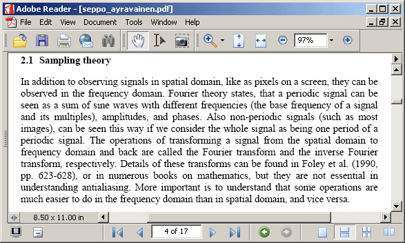 Sample text rendered by Adobe Acrobat