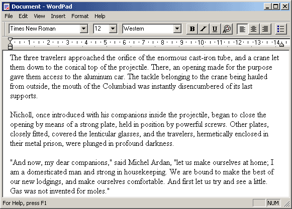 Sample text rendered by Windows font rasterizer